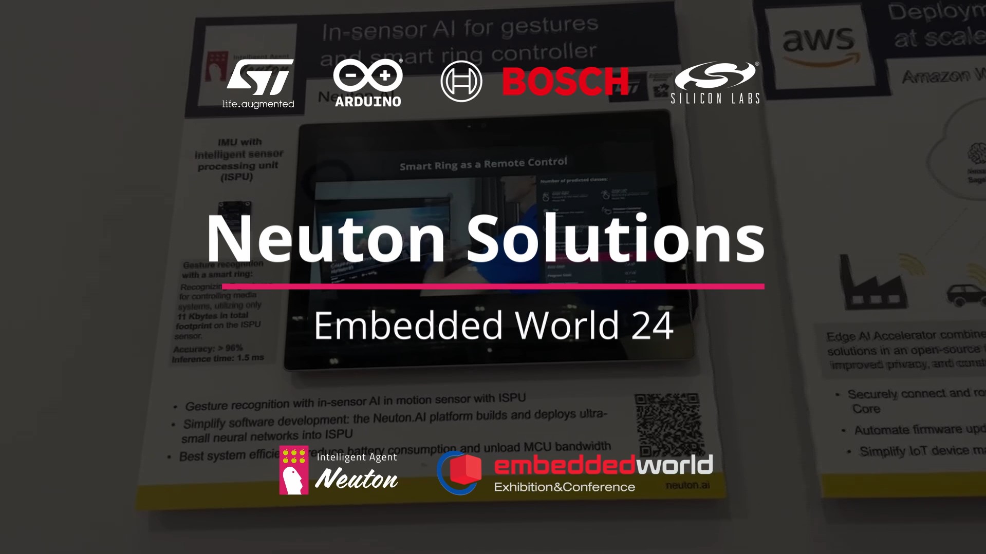 The latest innovations from Neuton in action were showcased at EW24
