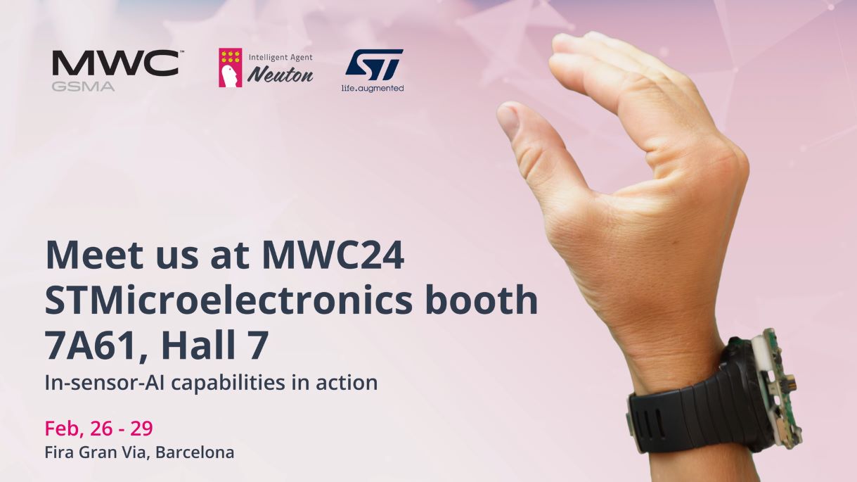 Discover In-sensor AI capabilities in action at MWC Barcelona 2024